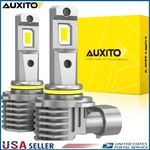 Auxito 9006 HB4 Led Headlight Bulb Kit Low Beam 80000LM Super Bright 6000K White. Fixed Price $25.99.