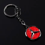 Rhinestone Car Keychain Bling Metal Ring Auto Fob For Mercedes-benz Red. Fixed Price $15.99.