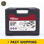 Hyper Tough 113PC 1/4 & 3/8 Inch Drive Mechanics Tool Set. Fixed Price $48.99.