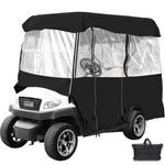Vevor Golf Cart Enclosure, 4PERSON Cover, 4SIDED Fairway Deluxe, 300D. Fixed Price $88.80.