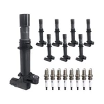 Ignition Coil Pack & Spark Plugs Fit For 4.7 3.7 V6 V8 99-07 Grand Cherokee D.... Fixed Price $131.31.