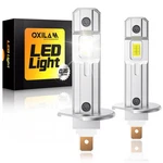 Oxilam Led Light Bulb, 10X Brighter 6500K White, Anti-flicker, H1/H1LL. Fixed Price $40.40.