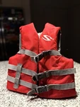 Stearns Youth Boating Vest 50-90 Lbs Red. Fixed Price $40.00.