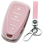 Tautrophen Fob Cover 4 Buttons, With Keychain-silver Pink. Fixed Price $23.02.