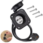 Amp Flanged Inlet 125V, Nema 5-15P Shore Power Plug With 18 Integrated. Fixed Price $16.88.