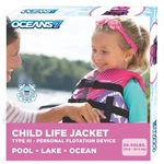 OCEANS7 Us Coast Guard-approved Kids Life Jacket 30-50 Lbs -type Iii Pfd Flex.... Fixed Price $54.59.