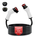Tesla Extension Cord 240V 21FT 50A White Charging Cable TEC-Q5 Wenstorm Model. Fixed Price $259.99.
