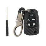 Carbon Fiber Key Fob Cover,silicone 2.60*1.50*0.60 Inch, Black. Fixed Price $12.20.