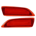 Absopro Rear Bumper Reflector Fog Brake Tail 5.51"X1.73"X1.57", Red, Black. Fixed Price $31.47.