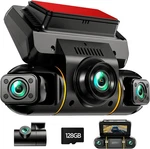 4 Channel 360 Front Rear Inside Dashcam, Fhd 1080P Car Dvr Camera 128G. Fixed Price $109.99.