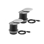 LINK2HOME Pack Space Saver Grommet Socket With Usb, Power Outlet 15A, U.... Fixed Price $97.16.