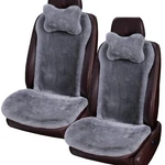 Ogland 2 Pack Fuzzysheepskin Car Driver Seat Covers, Shearling Fluffy Genuine.... Fixed Price $126.89.
