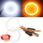 Qasim 90MM White Amber Led Halo Ring Drl Fog Lamps. Fixed Price $67.99.