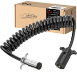 Cxtm Pin To 6 Trailer Adapter, Coiled Cord Stretches 10FEET, 7-. Fixed Price $66.07.