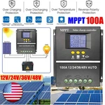 100A Mppt Solar Charge Controller Lcd Display Battery Intelligent Regulator Usa. Fixed Price $33.29.
