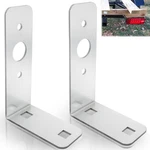 2 Pcs Trailer Light Brackets Shape Tail Mounting Galvanized. Fixed Price $11.39.