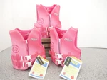 3 Pack- Obrien Youth Life Vest Ski Jacket 50-90 Lbs Pink Uscg Approved. Fixed Price $180.00.