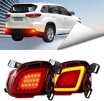 2PCS Red Lens Rear Bumper Reflector Lights Compatible With Toyota. Fixed Price $71.98.
