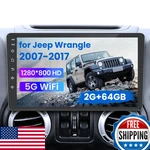 Jingelsye 4CORE64G Car Radio For Jeep Wrangler Jk 2007-2017 10.2 Stereo. Fixed Price $174.98.
