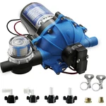 Electric Water Pump 7GPM 70PSI, 12V Dc, Upgraded Five Chamber Self-priming. Fixed Price $84.00.