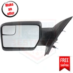 Kool Vue FD227EL Mirror Manual Folding Left Side Ford F-150 Crew Cab. Fixed Price $86.99.
