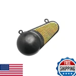 Extreme Max 3006.6877 Coated Keel-style Downrigger Weight 10 Lbs. Gold Fl. Fixed Price $63.68.