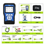 Jdiag M100 Moto Scanner+professional Battery Tester Dual System Diagnostic Tool. Fixed Price $188.88.