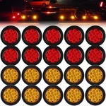 20 Pcs 2.5'' Inch Round Clearance And Side Marker Lights 13 Leds W/reflec.... Fixed Price $119.68.