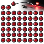 50 Pcs 3/4 Inch Mini Round Red Lens & Button Led Side Marker Lights W.... Fixed Price $78.32.