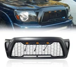Mesh Grille For Toyota Tacoma Front With 3 Led Lights 2005 2006 2007 2008. Fixed Price $134.99.