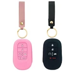 Qkwl Fob Cover, Car Keychain, Protector, Compatible Black+pink. Fixed Price $18.99.