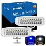 Wfpower Led Marine Boat Lights, 6.3INCH White & Blue Spreader 2 1 Deck Spot. Fixed Price $46.97.