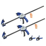 Vevor Bar Clamps For Woodworking 2-PACK 24 Inch One-handed Clamp/spreader 340LBS. Fixed Price $44.99.