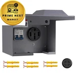 Perpending 50 Amp Box With Breaker,rv Electrical Outlet,ul. Fixed Price $64.48.