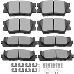 Scitoo Ceramic Front & Rear Disc Brake Pad Set For Lexus ES300H ES350. Fixed Price $83.36.