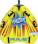 Rave Sports Razor Inflatable Towable Tube, 1-2 Riders, Person, Yellow. Fixed Price $146.37.