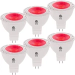 Lemeng Red MR16 Led Light Bulbs 50W Equivalent Halogen Replacement 6W 12V Bi-.... Fixed Price $28.12.