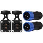 Marine Trolling Motor Plug Receptacle Set 12V-48V Waterproof Dc Power Connector. Fixed Price $68.83.