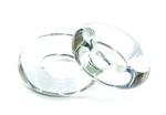 Tigress Glass Outrigger Rings : Are Sold Pair One Size, Clear. Fixed Price $23.99.