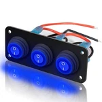 3 Gang 12V 20 Amp Toggle Rocker Switch Panel Led Breaker Waterproof Car Boat. Fixed Price $11.98.