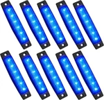 Pseqt 10 Pcs Led Rock Strip Lights Car Exterior Underglow Wheel Fender Well. Fixed Price $23.44.
