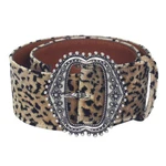 Brand New Etro Ladies Leopard Wide Belt 30" 1N217 5906 0800. Fixed Price $308.00.
