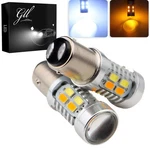 Gll 1157 5730 20 Smd Amber/white Switchback BAY15D, White-amber. Fixed Price $20.30.