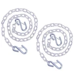3/16 X 48 Grade 30 Steel Boat Trailer Safety Chain With Spring Clip Hooks 3500. Fixed Price $25.69.