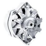 Chrome Gm Wire Alternator New Self Exciting High Output 105A One 10SI .... Fixed Price $105.22.