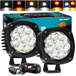 Nilight Offroad 2PCS 4INCH 9LED Round Driving Spot Amber Whi.... Fixed Price $131.35.