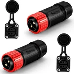 2 Sets Trolling Motor Plug Receptacle Marine Boat Power Connector Waterproof. Fixed Price $39.87.