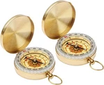 2PC Camping Survival Metal Compass Hiking Hunt Outdoor Military Navigation Tool. Fixed Price $17.99.