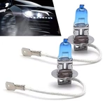 2PCS H3 Halogen Fog Light Bulbs 100W White Super Bright Driving Lamps. Fixed Price $13.99.
