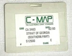 C-map Nautical Chart Card Strait Of Georgia (southern Part) W/sony Pyxis IPS-760. Fixed Price $16.92.